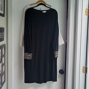 Calvin Klein long sleve dress